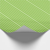 Cadeau Papier d'emballage orange rayé (Coin)