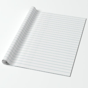 Cadeau Papier d'emballage ordonné large de carnet