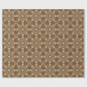 Cadeau Papier d'emballage orné doré (Plat)