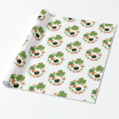 Cadeau Papier d'emballage Ourson de la Saint-Patrick (Déroulé)
