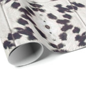 Cadeau Papier d'emballage papier d'impression blanc (Coin rond)