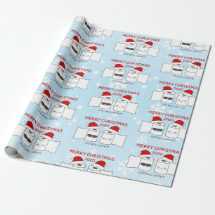 Cadeau Papier d'emballage papier toilette Just Roll With