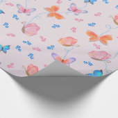 Cadeau Papier d'emballage papillon (Coin)