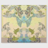 Cadeau Papier d'emballage Papillon (Plat)
