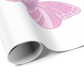 Cadeau papier d'emballage papillon (Coin rond)