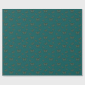 Cadeau Papier d'emballage Papillon indigène (Plat)