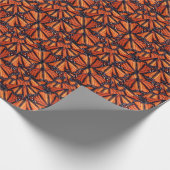 Cadeau papier d'emballage papillon monarque (Coin)