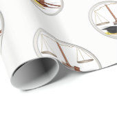 Cadeau Papier d'emballage Paralegal (Coin rond)