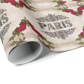 Cadeau Papier d'emballage Paris (Coin rond)