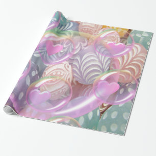 Cadeau Papier d'emballage pastel