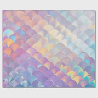 Cadeau Papier d'emballage pastel iridescent Bubble Dream