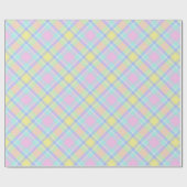 Cadeau Papier d'emballage Pastel plaid (Plat)