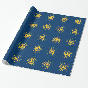 Cadeau Papier d'emballage patriotique avec drapeau de Mac