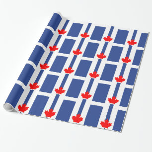 Cadeau Papier d'emballage patriotique avec drapeau de Tor