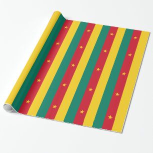 Cadeau Papier d'emballage patriotique avec Drapeau du Cam