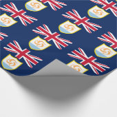 Cadeau Papier d'emballage patriotique du drapeau d'Anguil (Coin)