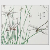 Cadeau Papier d'emballage PERSONNALISABLE de MOUCHE (Plat)