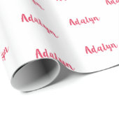 Cadeau Papier d'emballage personnalisé (Coin rond)