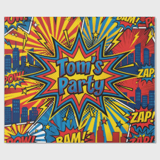 Cadeau Papier d'emballage personnalisé