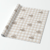 Cadeau papier d'emballage personnalisé (Déroulé)
