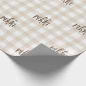 Cadeau papier d'emballage personnalisé (Coin)