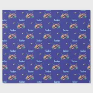 Cadeau Papier d'emballage personnalisé avec nom pour le h