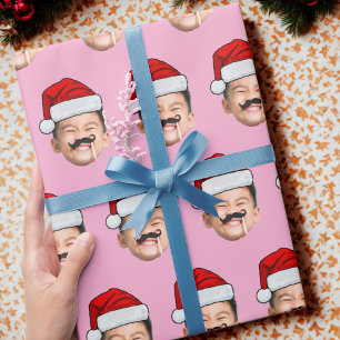 Cadeau Papier d'emballage personnalisé avec visage Emba