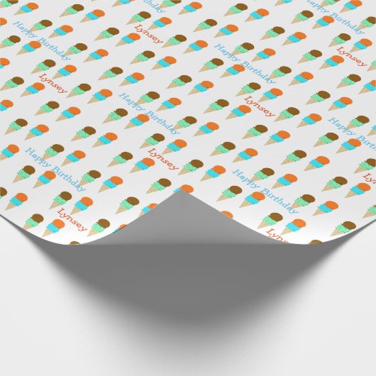 Cadeau Papier d'emballage personnalisé de cornets de (Coin)