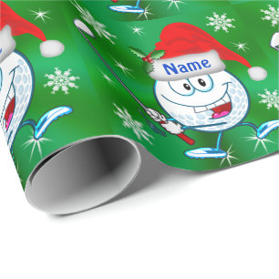 Cadeau Papier d'emballage personnalisé de Noël heureux 
