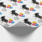 Cadeau Papier d'emballage personnalisé pour chiot beagle (Coin)