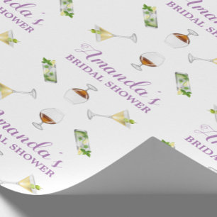 Cadeau Papier d'emballage personnalisé pour douche de mar