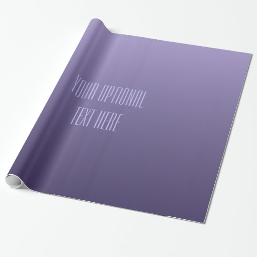 Cadeau Papier d'emballage personnalisé violet violet dégr (Déroulé)