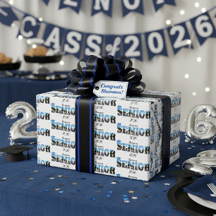 Cadeau Papier d'emballage photo personnalisée de la class