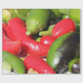 Cadeau Papier d'emballage Piments (Plat)