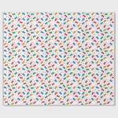 Cadeau Papier d'emballage Pixel Hearts & Controllers - Jo (Plat)