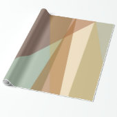 Cadeau Papier d'emballage - Plancher forestier (Déroulé)