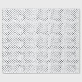 Cadeau Papier d'emballage - Points bleus (Plat)