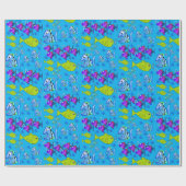 Cadeau Papier d'emballage Poisson (Plat)