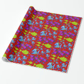 Cadeau Papier d'emballage Poisson (Déroulé)