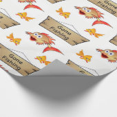 Cadeau Papier d'emballage Poisson (Coin)