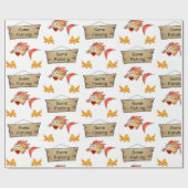 Cadeau Papier d'emballage Poisson (Plat)
