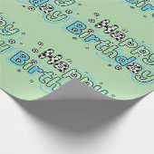 Cadeau Papier d'emballage pour anniversaire de foot-ball  (Coin)