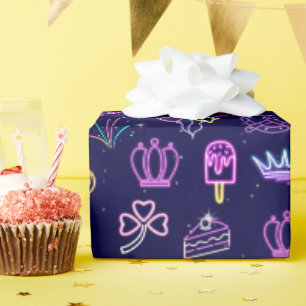 Cadeau Papier d'emballage pour anniversaire de princesse