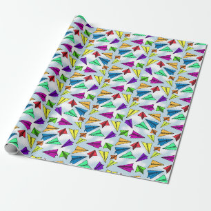 Cadeau Papier d'emballage pour avion en papier Skyward