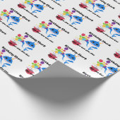 Cadeau Papier d'emballage pour bébé requin (Coin)