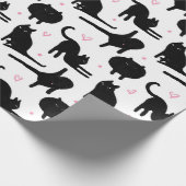 Cadeau Papier d'emballage pour chat noir (Coin)