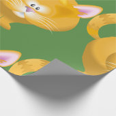 Cadeau Papier d'emballage pour chats de gingembre