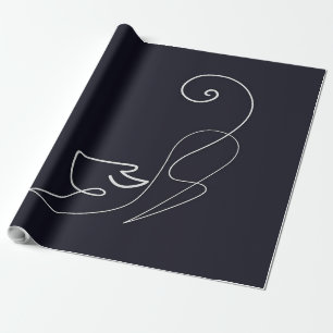 Cadeau Papier d'emballage pour chats imprimable Papier