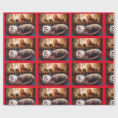 Cadeau Papier d'emballage pour cheminée à furet dormant (Plat)