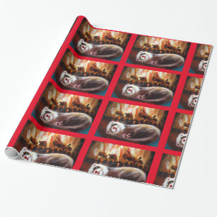 Cadeau Papier d'emballage pour cheminée à furet dormant